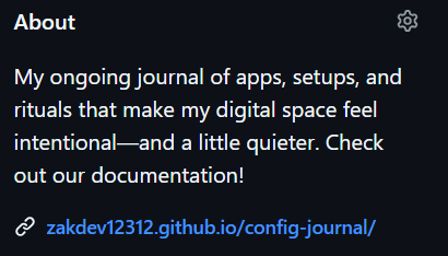 กำหนดค่าวารสาร - การตั้งค่าดิจิตอลที่พัฒนาขึ้นของฉัน - modular, mindful และเอกสาร media 3