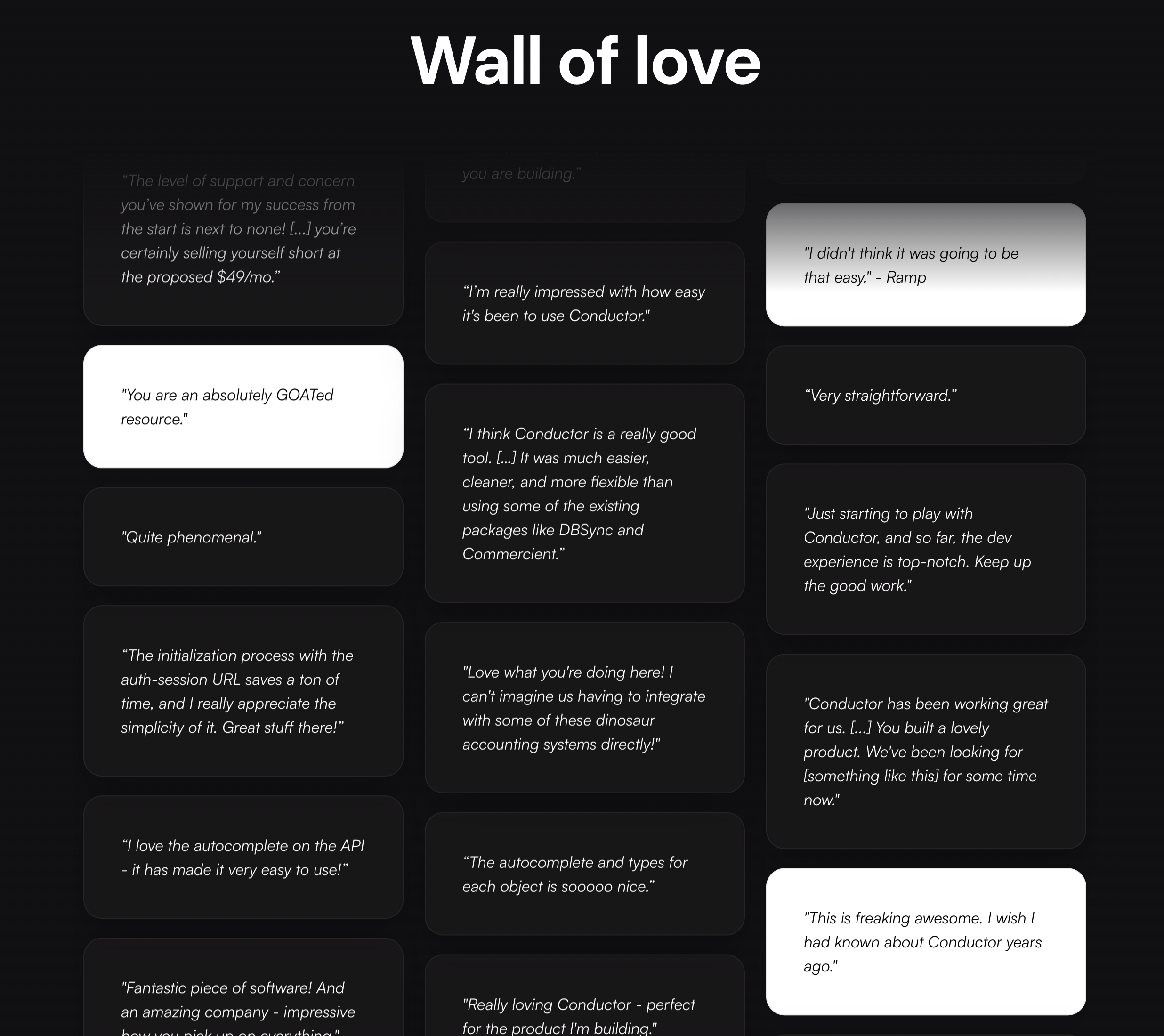 Conductor - Screenshot 5 showing product features and functionality