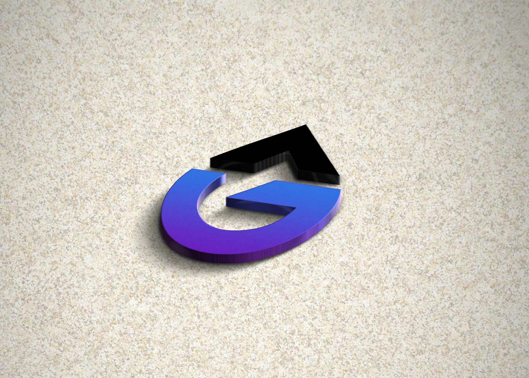 Free 3D Logo Mockup Collection gallery image