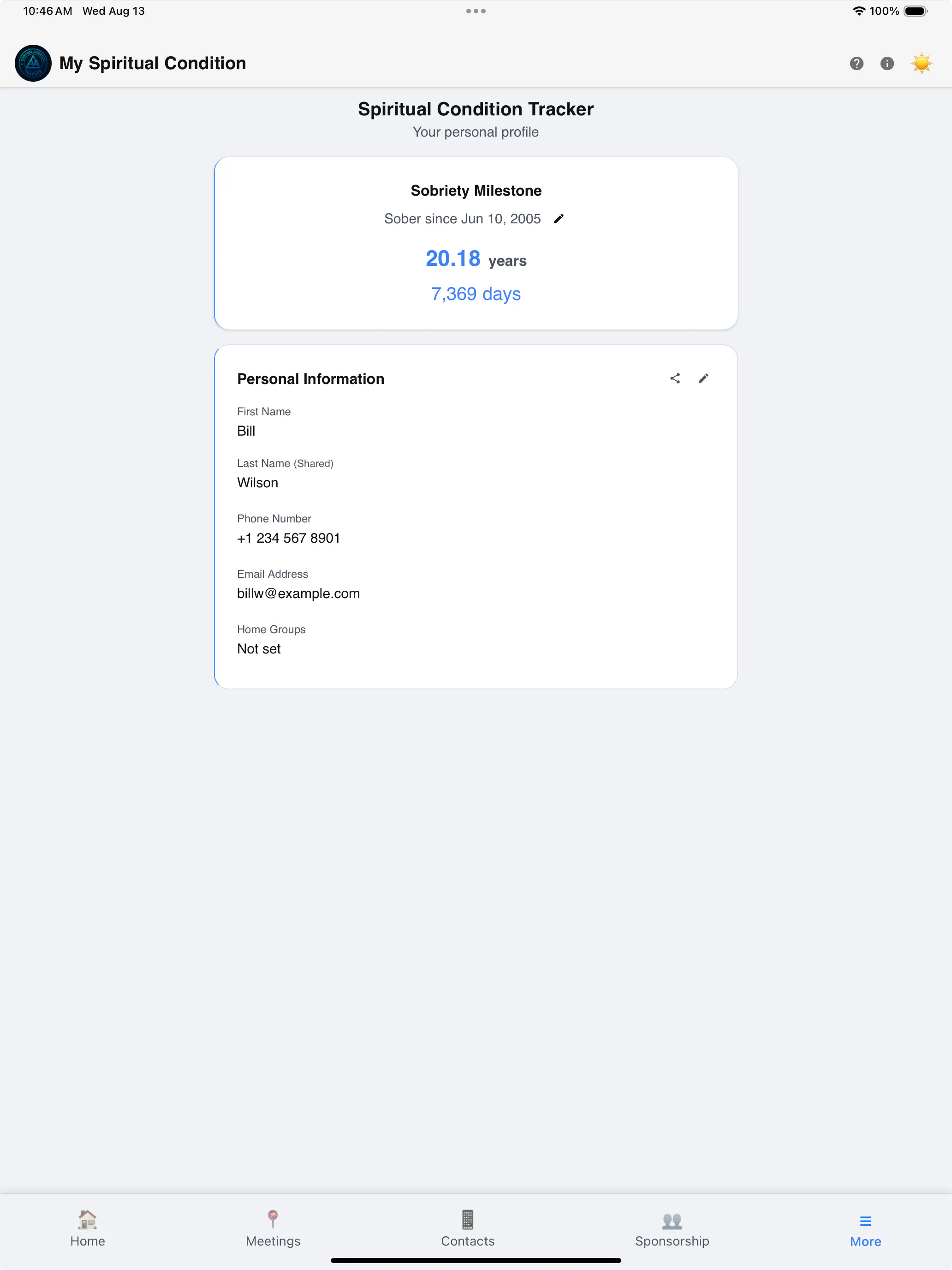 Spiritual Condition Tracker gallery image