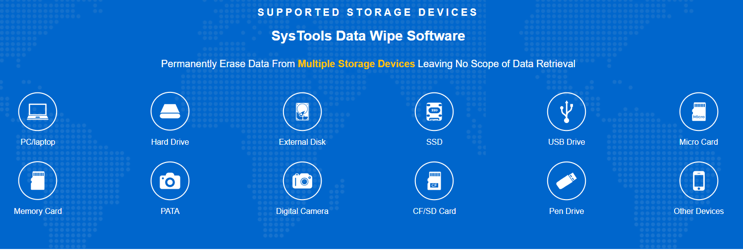Systools Data Wipe -software - Wis op permanent gegevens over Mac & Win OS media 3