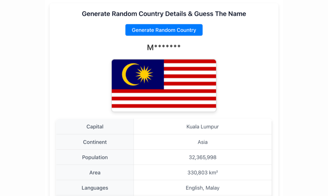 Random Country Generator media 2