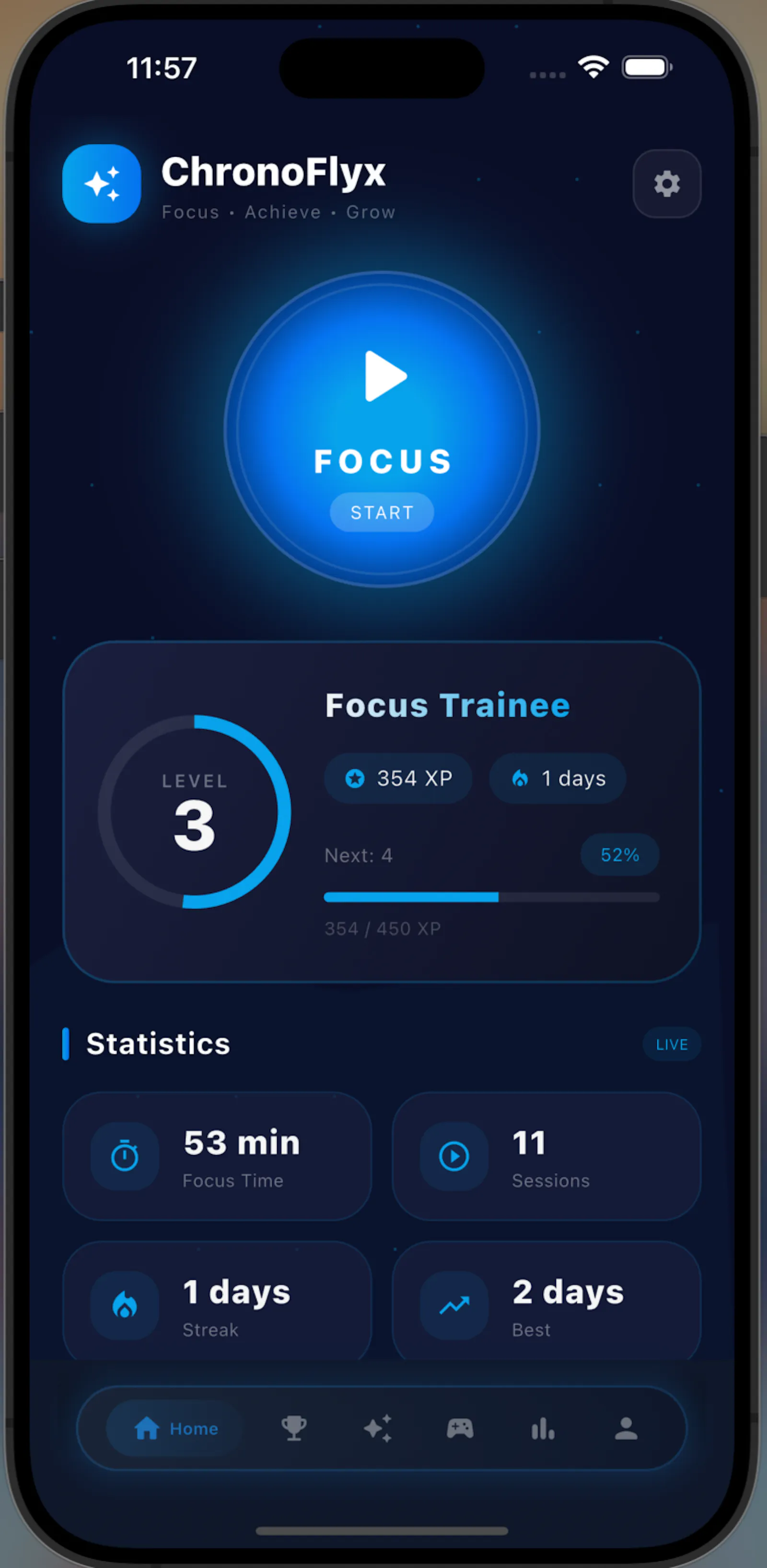 ChronoFlyx screenshot 2