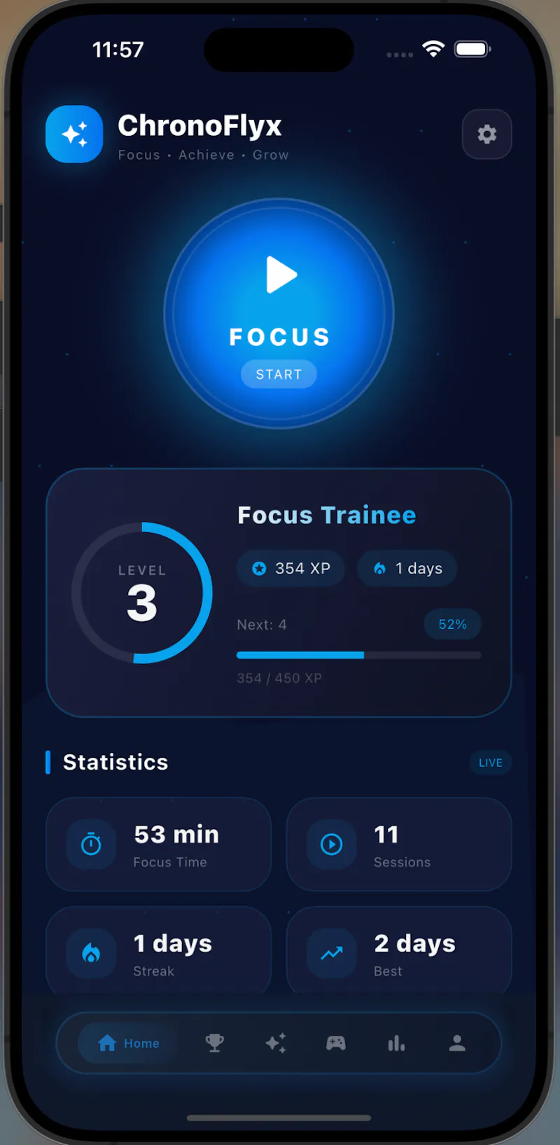 ChronoFlyx screenshot 2