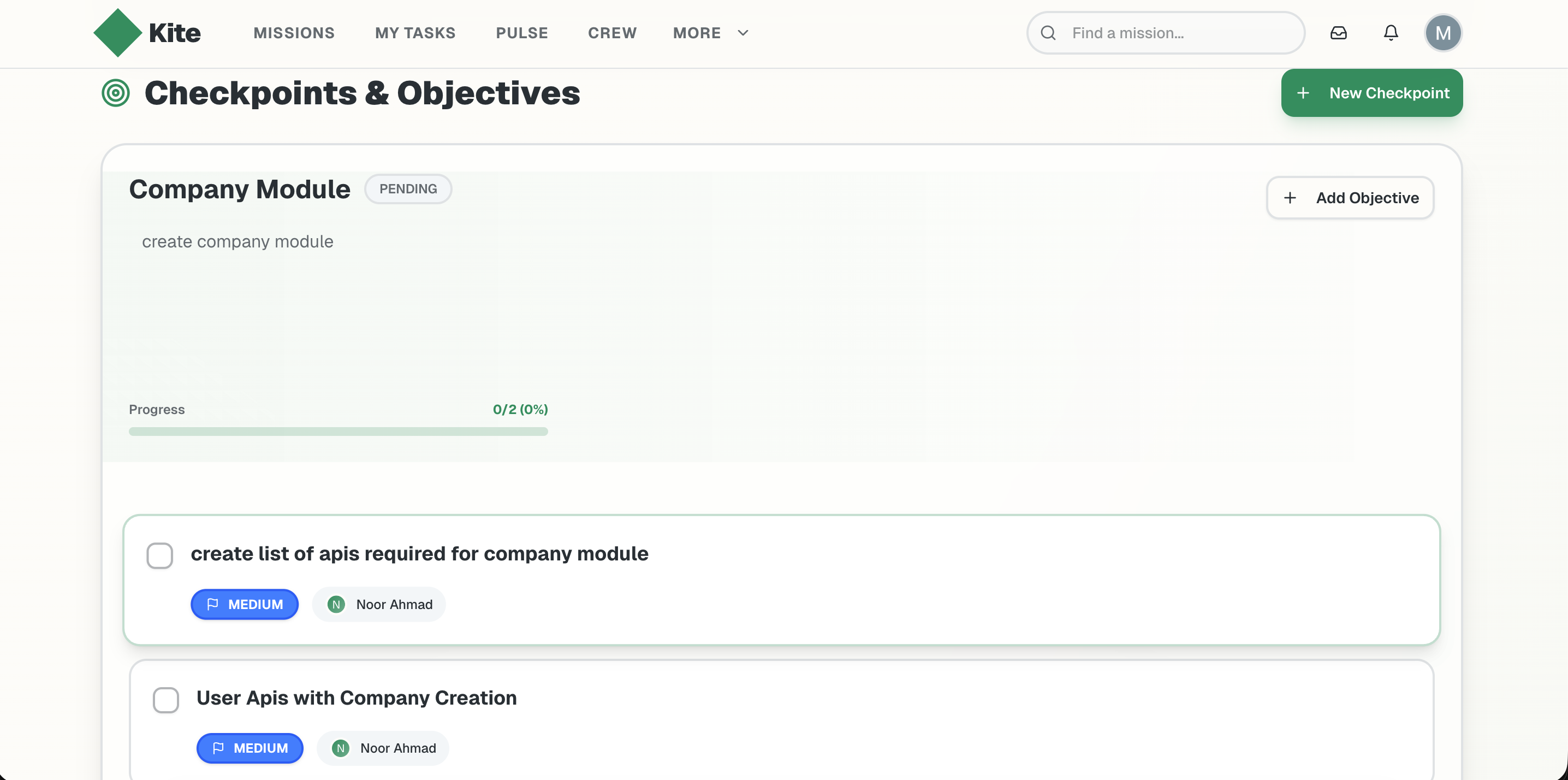 Kite - AI Project Management Made Simple gallery image