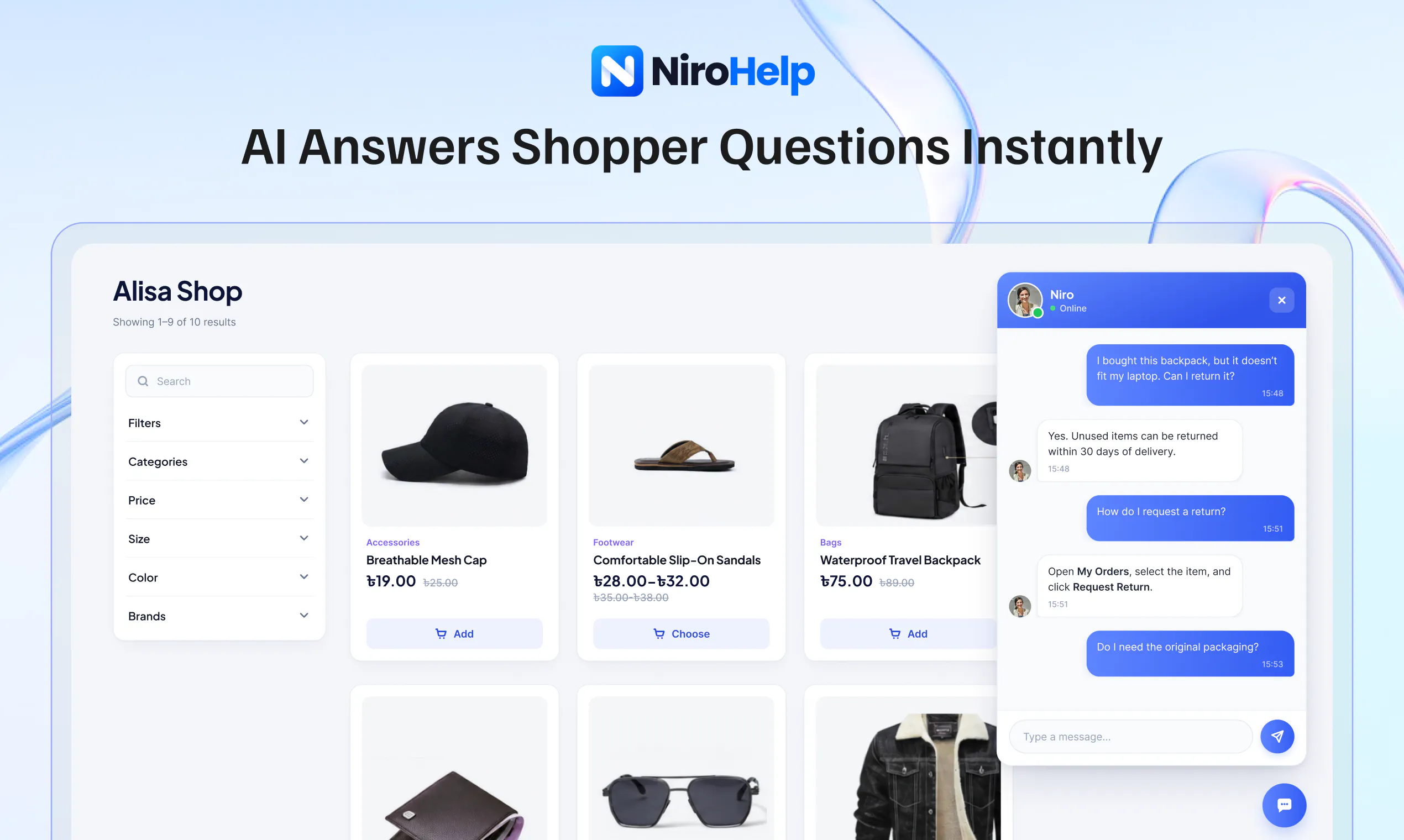 NiroHelp gallery image