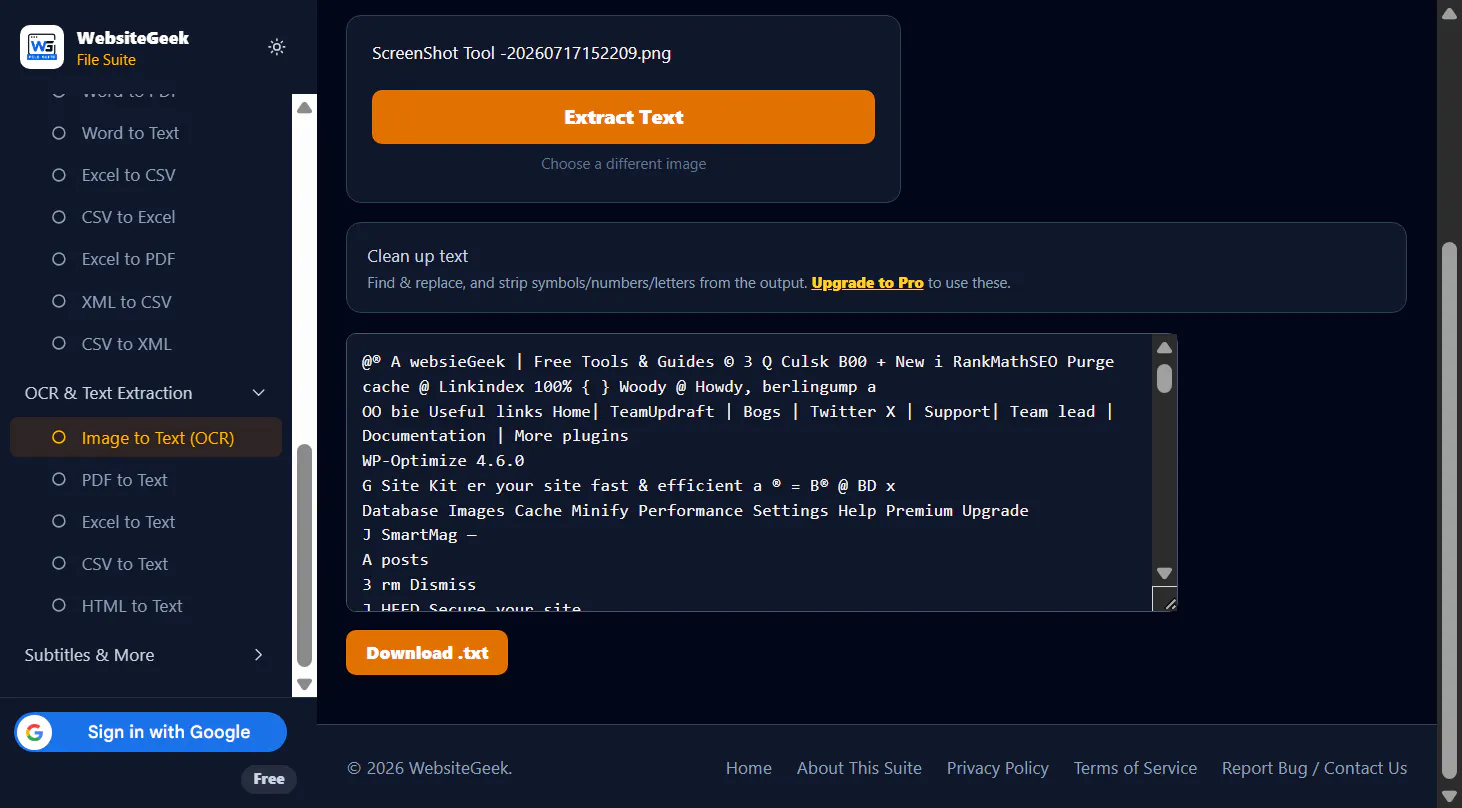 WebsiteGeek File Suite gallery image