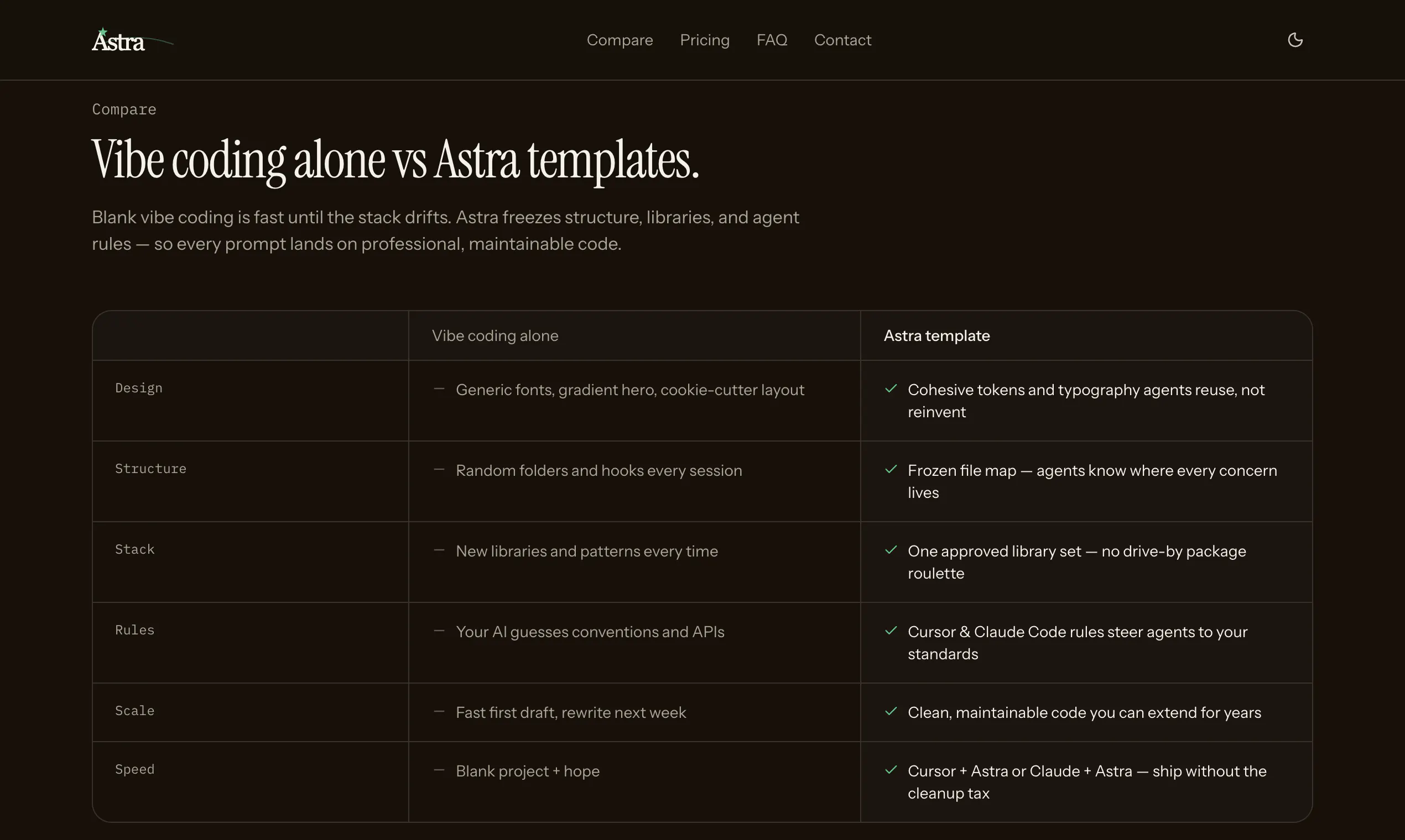 Next templates for Cursor & Claude Code gallery image