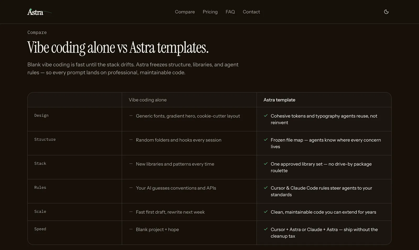 Next templates for Cursor & Claude Code screenshot 3