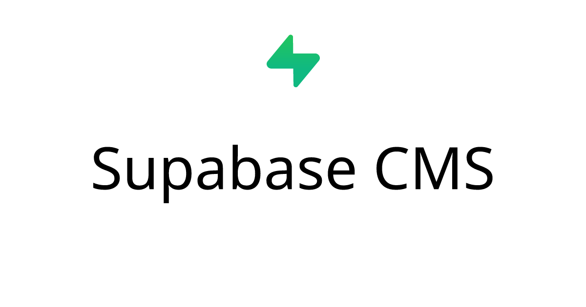 Média CMS Supabase 1