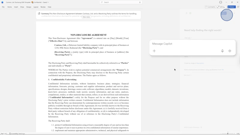 Word Legal Agent screenshot 2