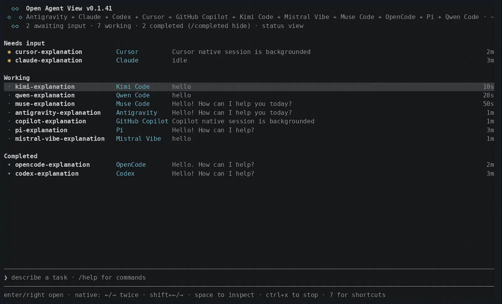 open-agent-view screenshot 2