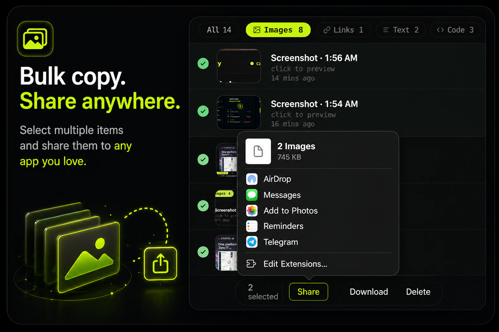 CacheTray screenshot 4