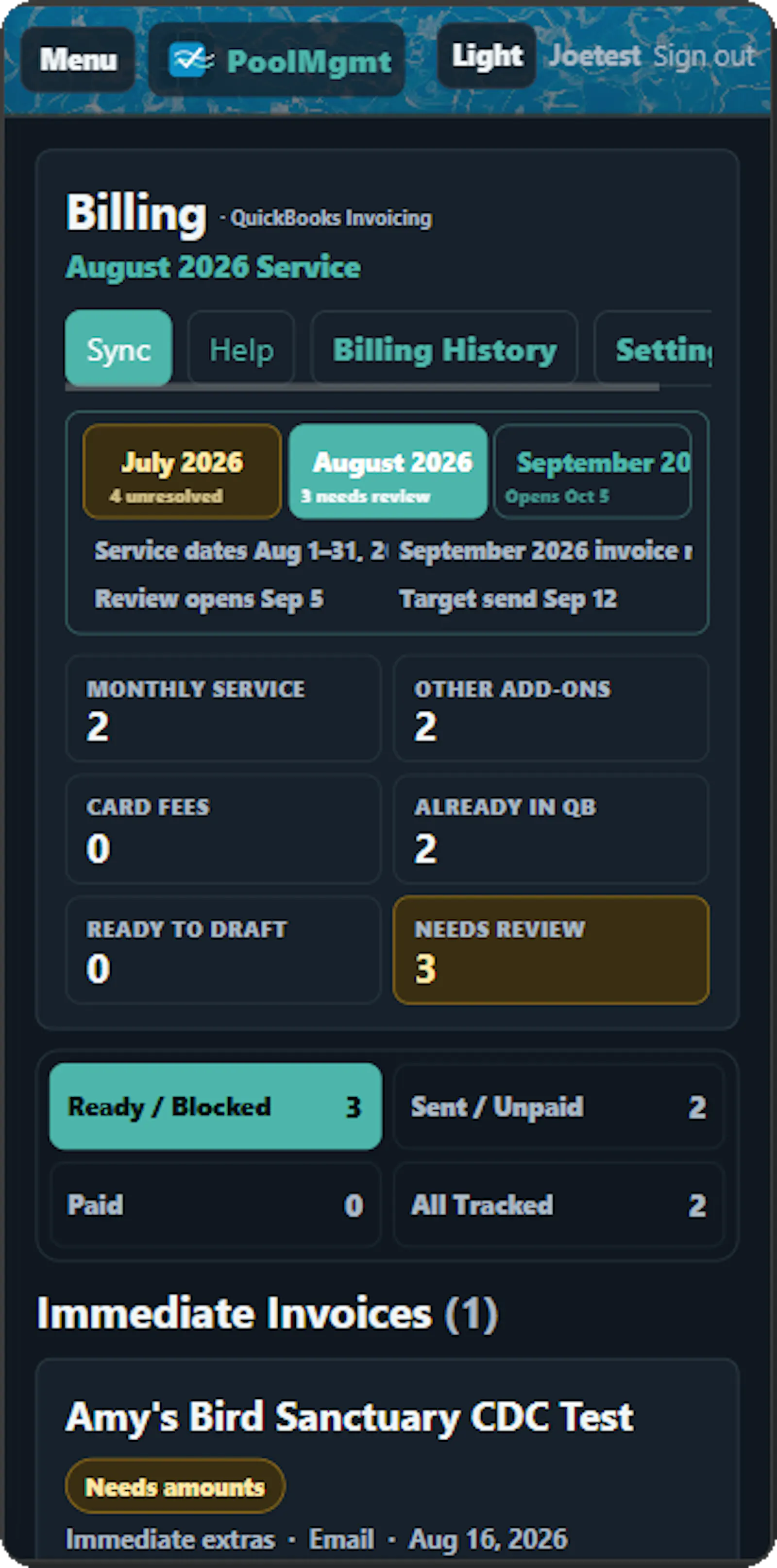 PoolMgmt screenshot 4