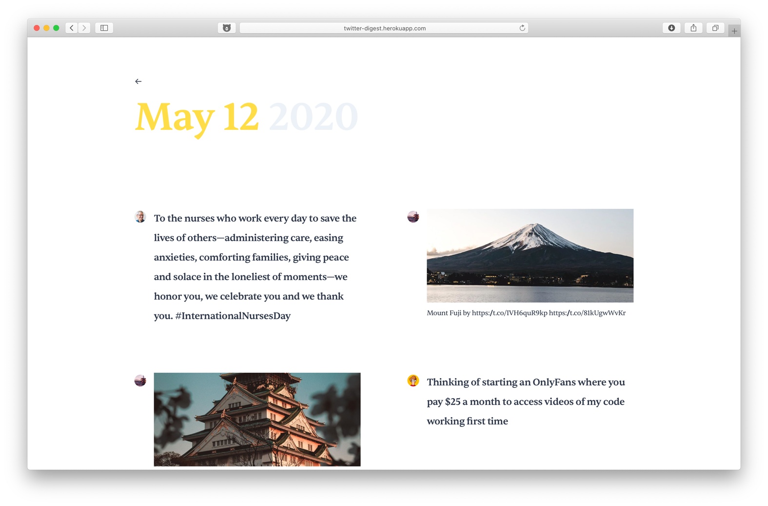 Twitter Digest gallery image