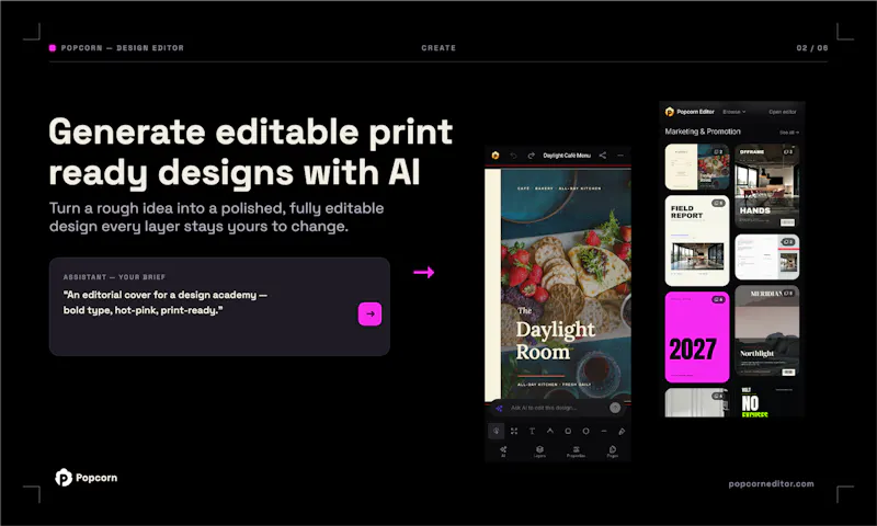 Popcorn Design Editor screenshot 2