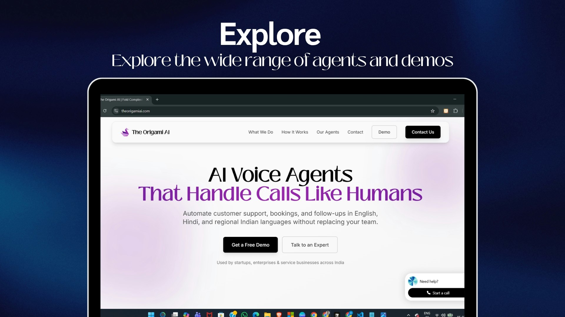 The Origami AI  - Screenshot 4 showing product features and functionality