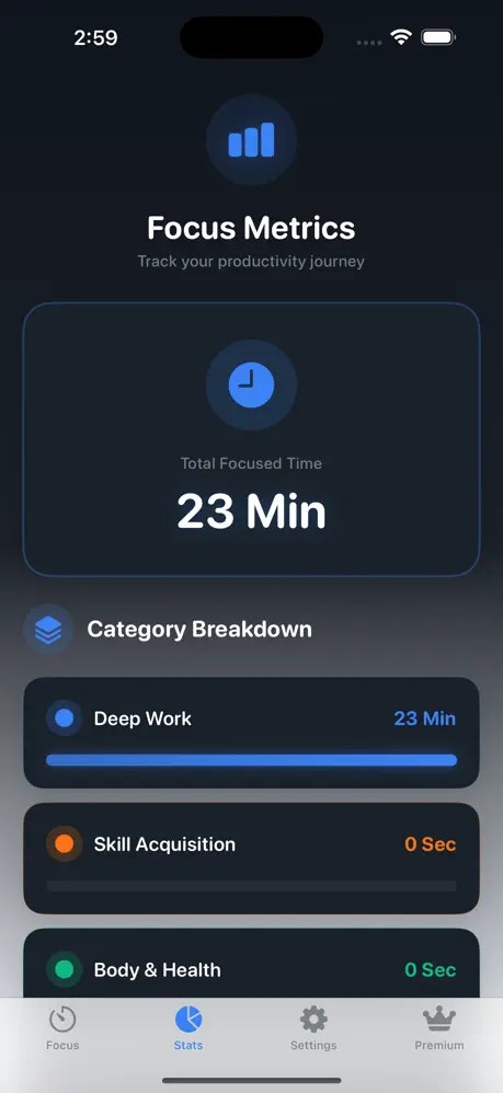 Flowzone: FocusTimer - Screenshot 3 showing product features and functionality