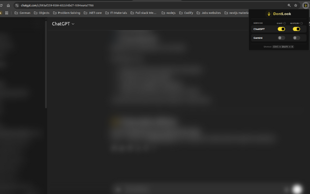DontLook - Screenshot 4 showing product features and functionality