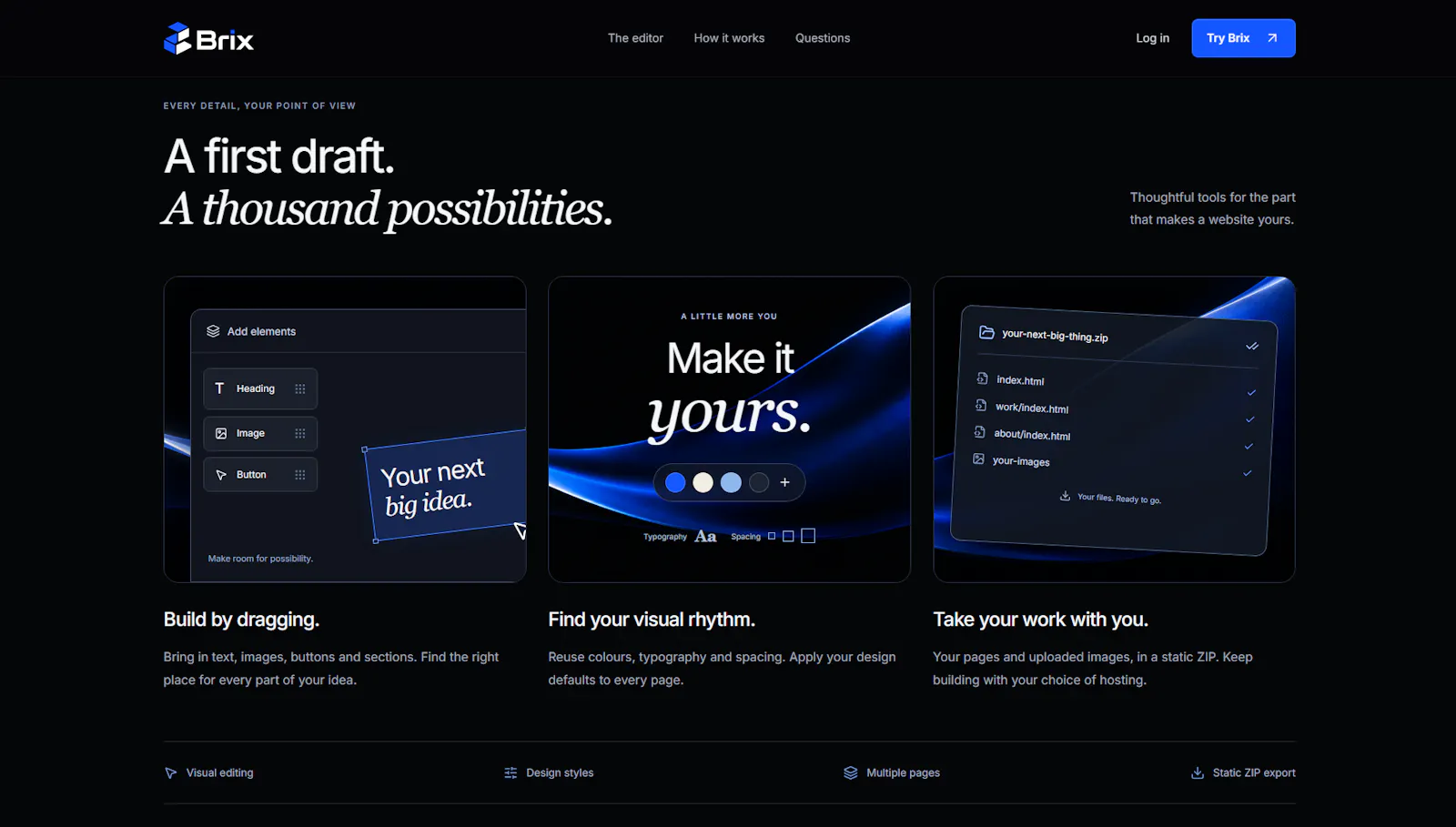 Brix Builder screenshot 2