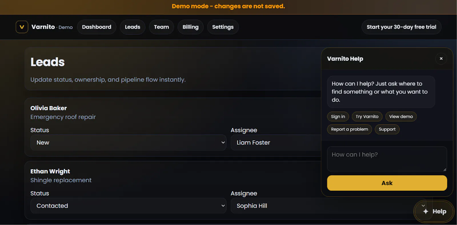 Varnito screenshot 2