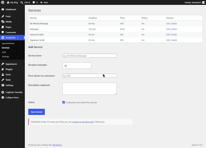 StudioSlot screenshot 3