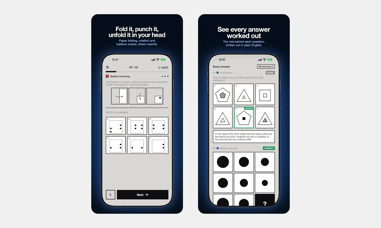 IQ Test: Reasoning Score screenshot 1