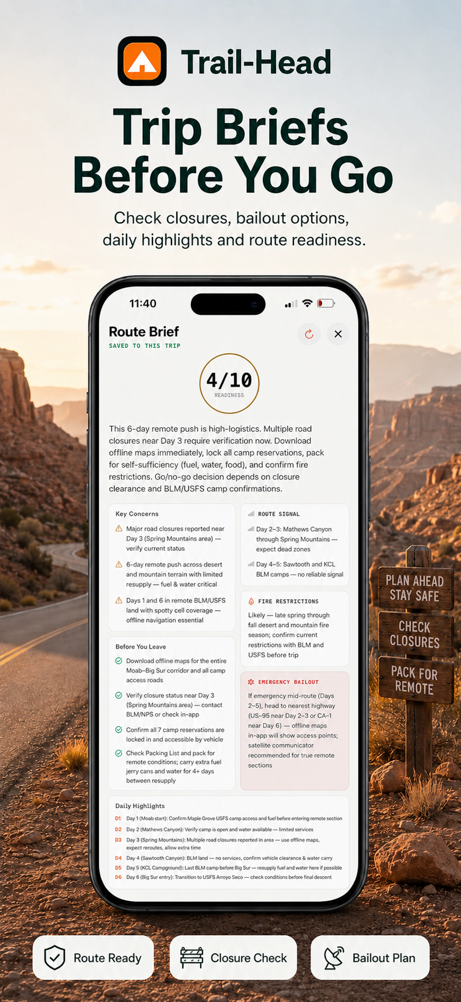 TrailHead Camp and navigate free  screenshot 3