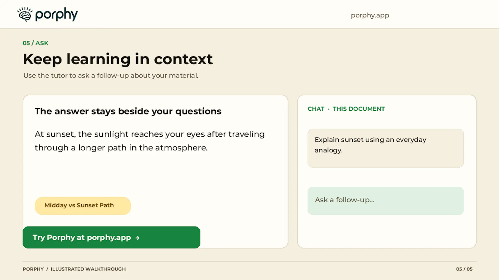 Porphy screenshot 4