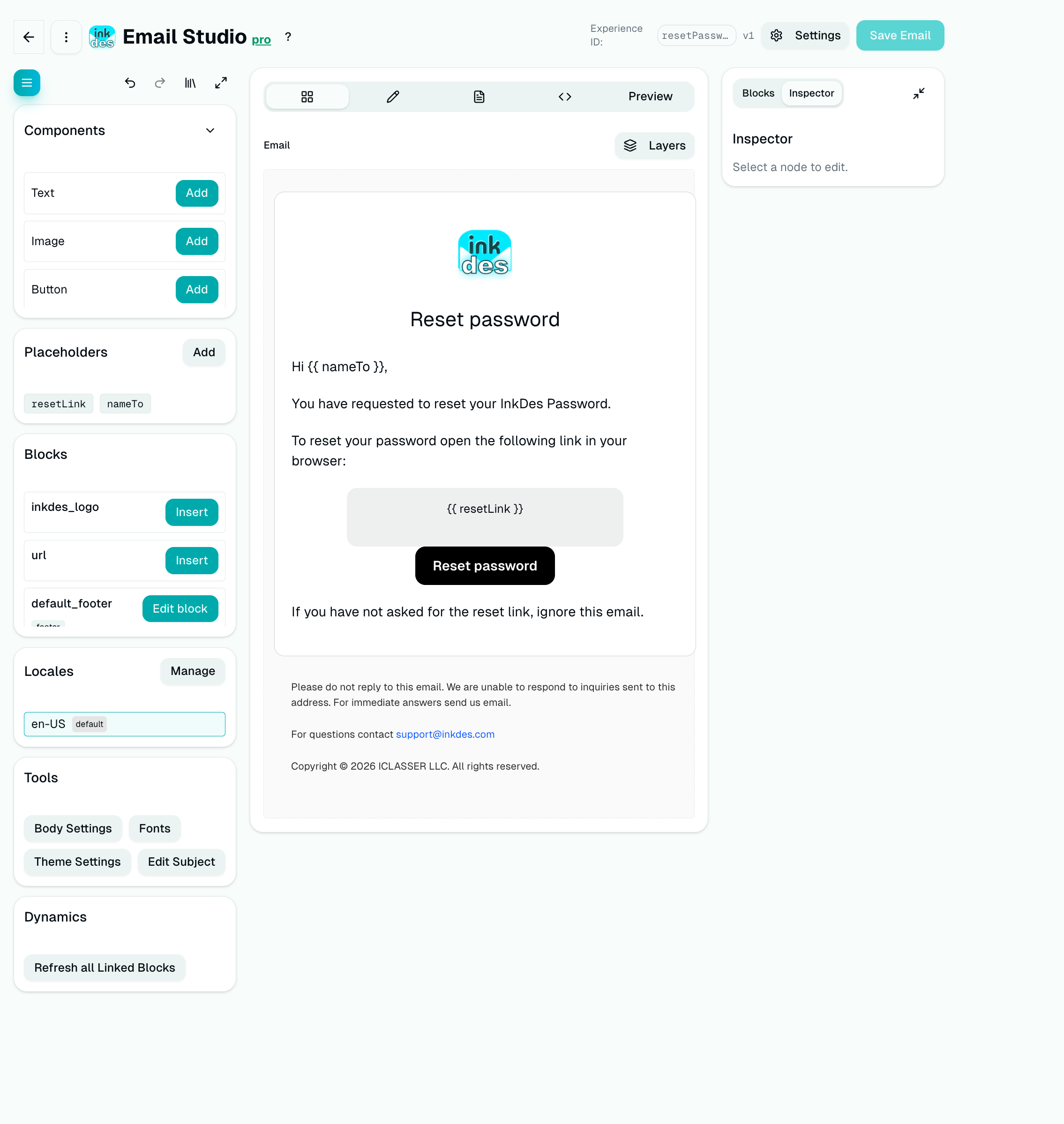 InkDes - Screenshot 3 showing product features and functionality