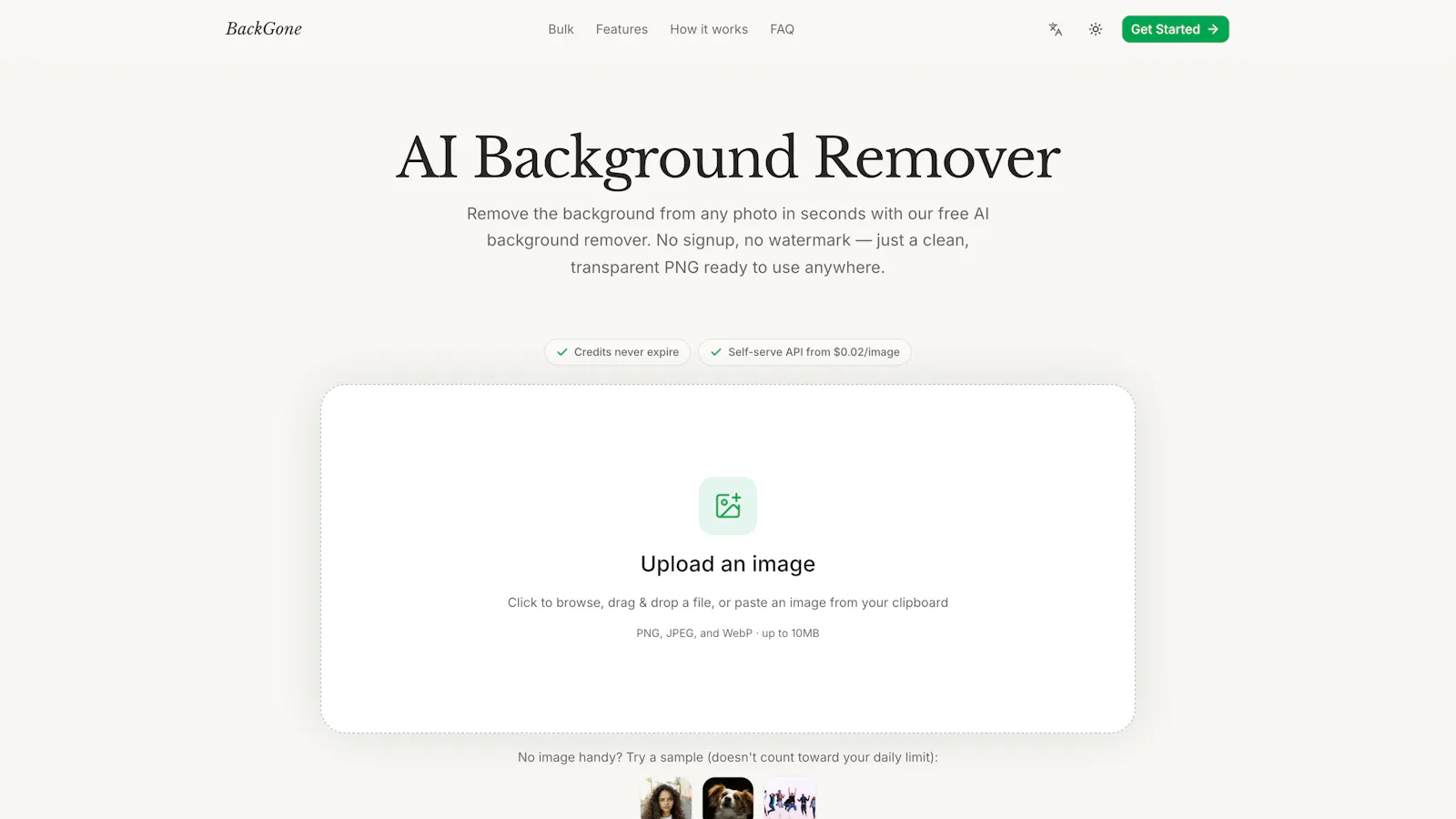 BackGone screenshot 3