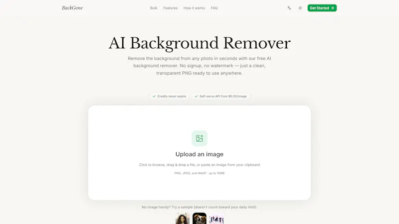 BackGone screenshot 3