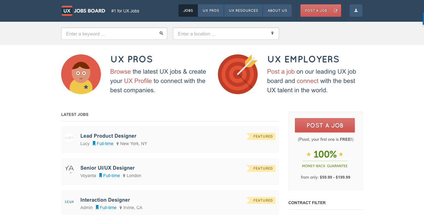 UX Jobs Board gallery image