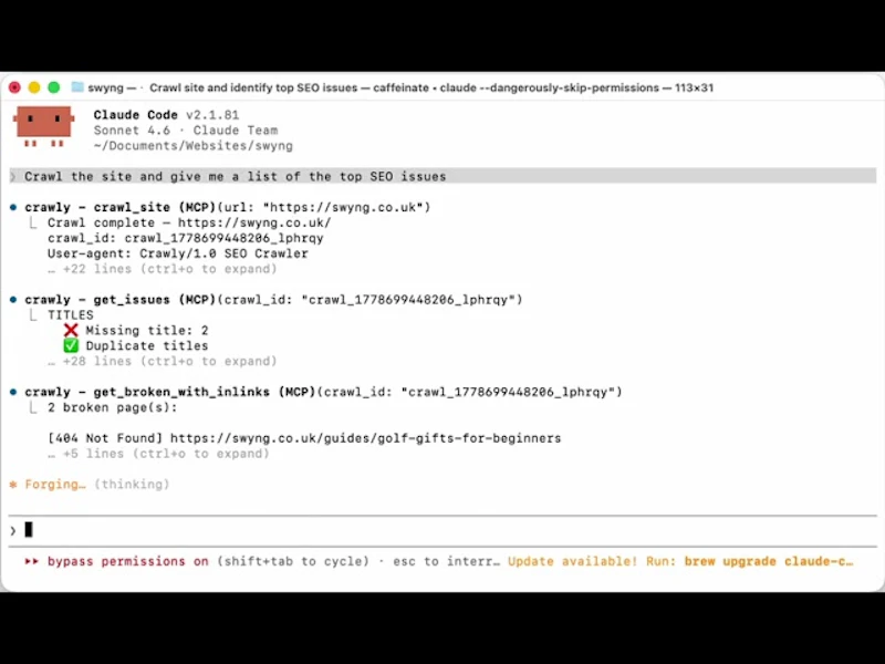 Crawly screenshot 1 (video preview)