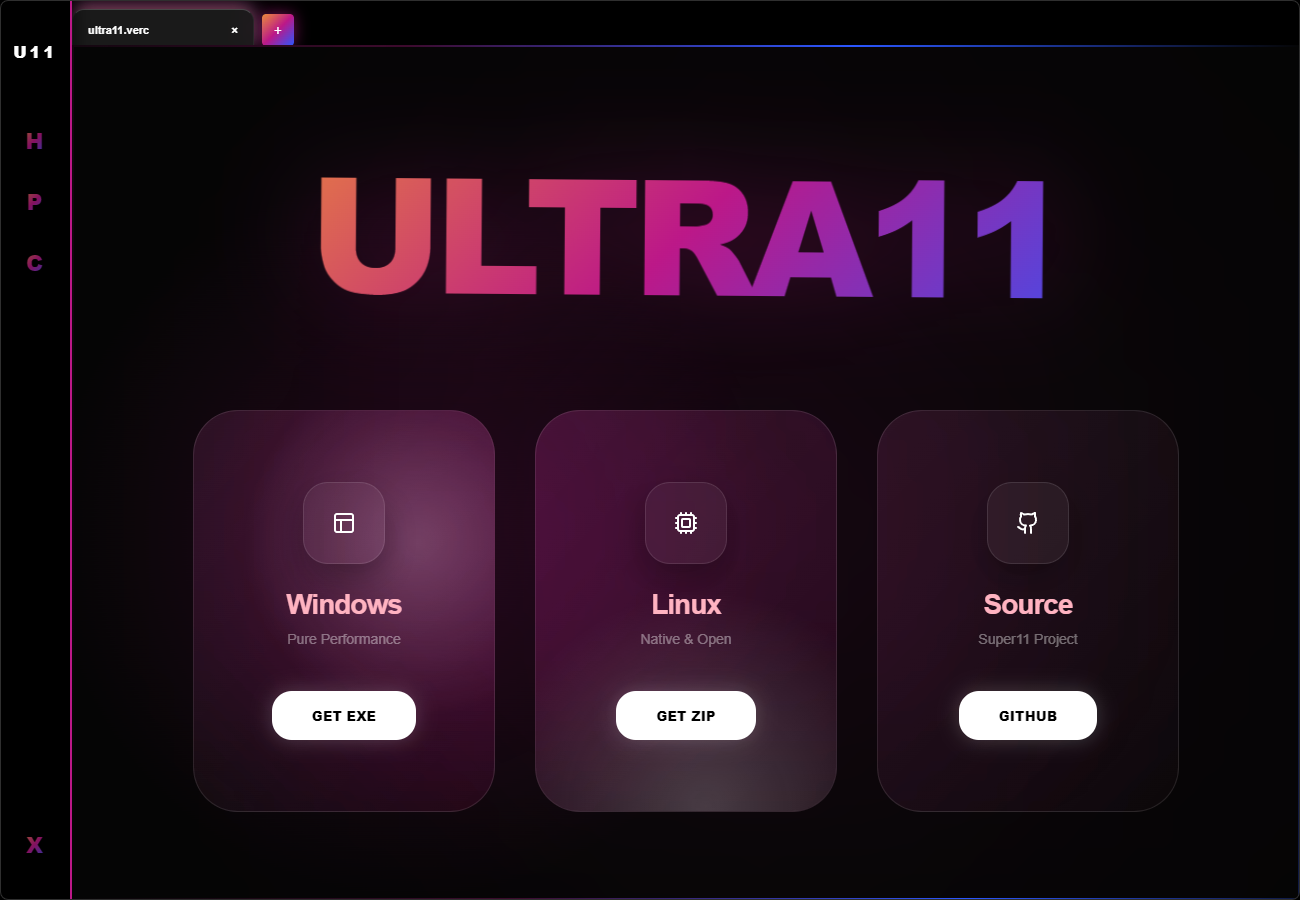 ULTRA11 - Screenshot 2 showing product features and functionality