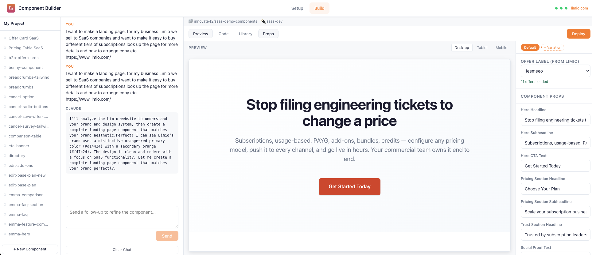 Limio for Stripe - Screenshot 3 showing product features and functionality