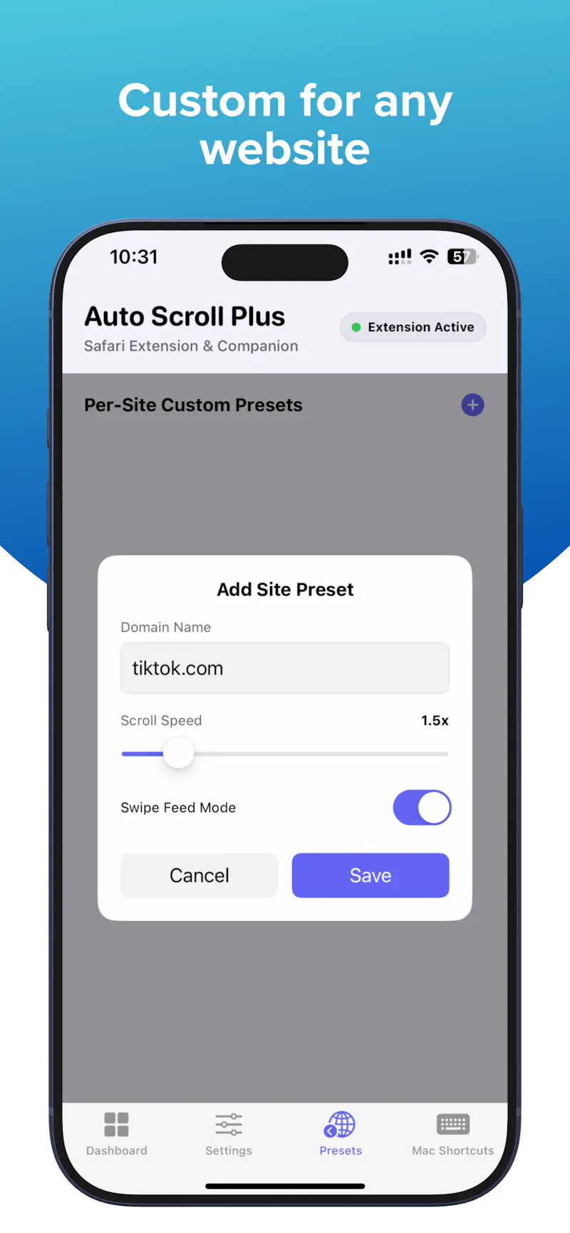 Auto Scroll Plus  screenshot 2