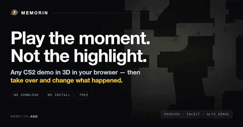 Memorin - Free CS2 Demo Viewer screenshot 2