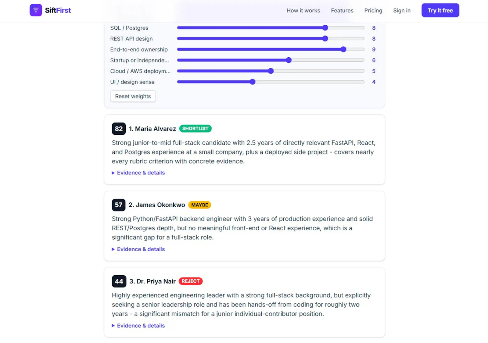SiftFirst screenshot 6