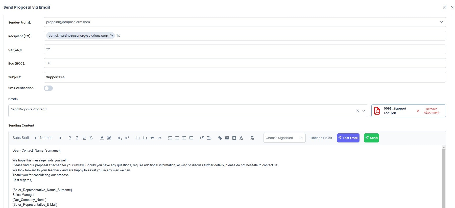 Proposal CRM gallery image
