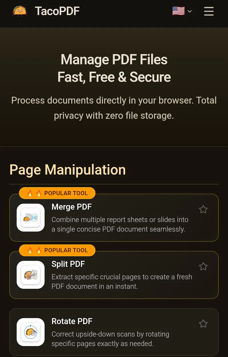 TacoPDF screenshot 1