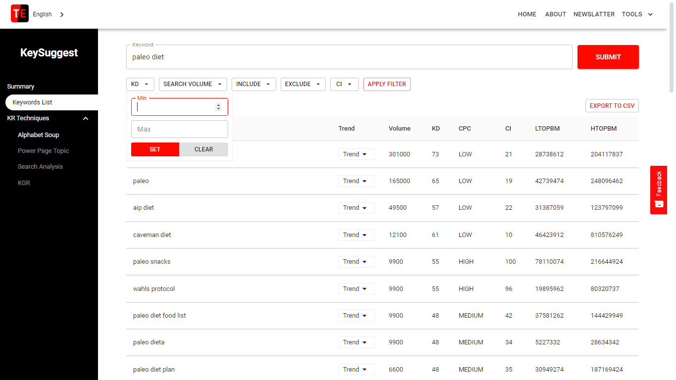 KeySuggest gallery image