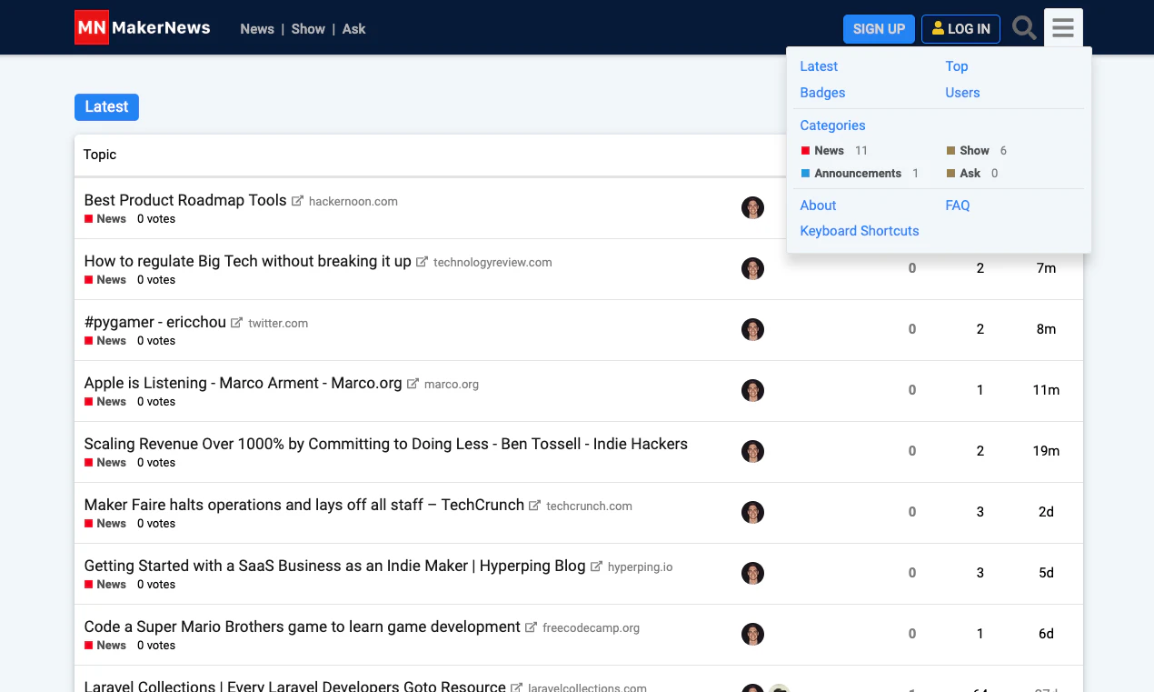MakerNews.io Image
