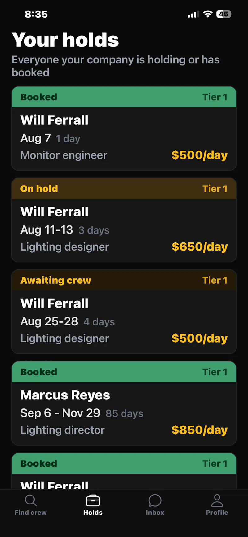 ProTourBooking screenshot 4