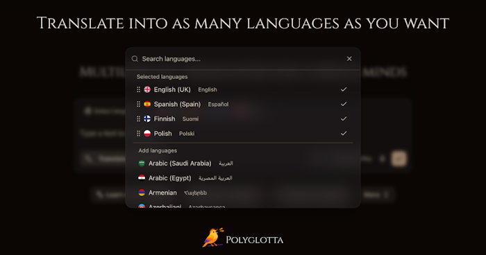 Polyglotta产品图