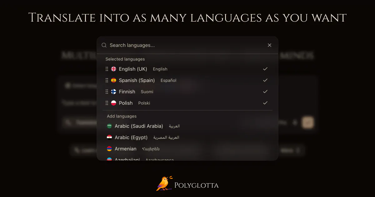 Polyglotta