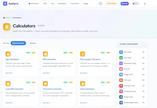 EasifyMe – Free All-in-One Online Tools gallery image