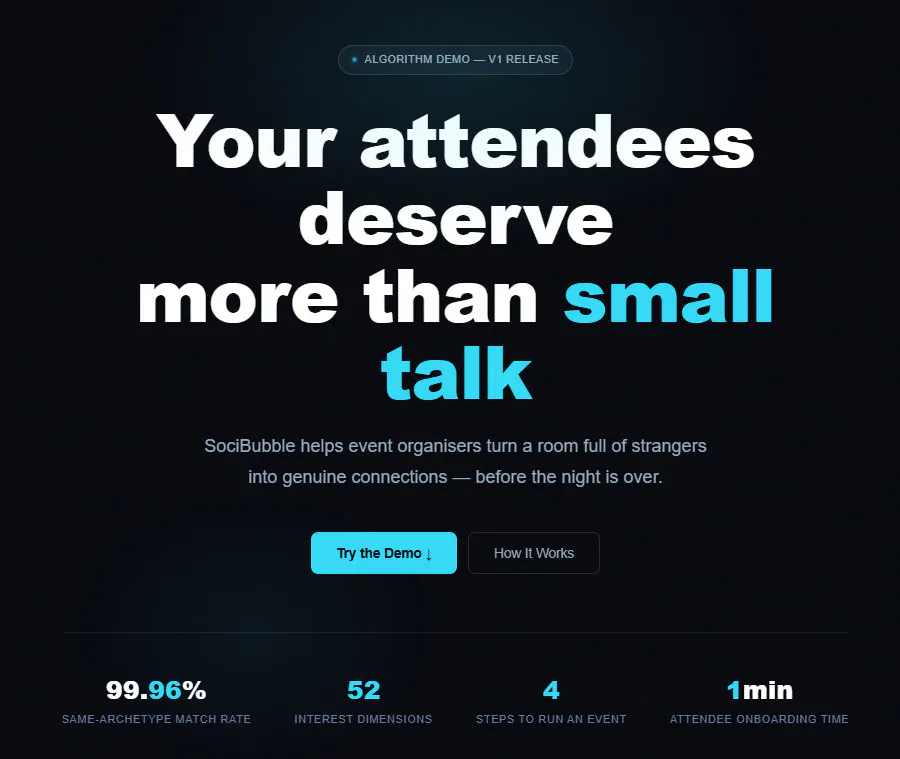 SociBubble — Connection by Design gallery image