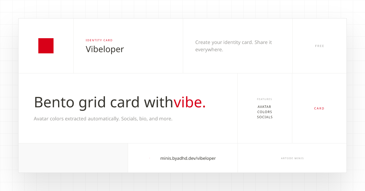 Vibeloper Card gallery image