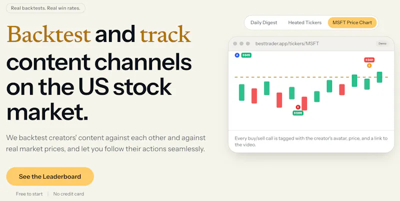 Besttrader screenshot 2